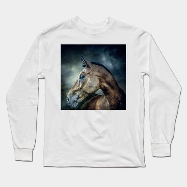 Stallion Long Sleeve T-Shirt by Tarrby